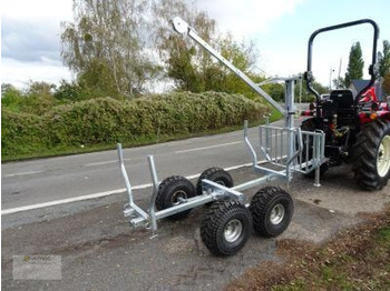 Remorque forestière neuf Vemac ATV Quad 2ton Rückewagen Holzrückewagen Forst Kran Traktor Kipper: photos 3