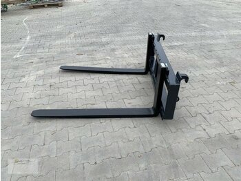 Fourches pour Tracteur agricole neuf Vemac Palettengabel 2000kg 2to Euro Ballenspiess Traktor Frontlader NEU: photos 2