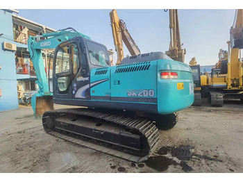 Pelle sur chenille Used Kobelco sk200-8 excavator for sale original japan Kobelco Hydraulic Excavator sk200-3 sk 75 sk 75sr: photos 3