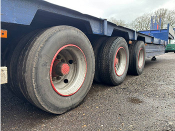 Semi-remorque surbaissé Broshuis Lowloader tieflader 3 assen leaf spring, laadklep: photos 5