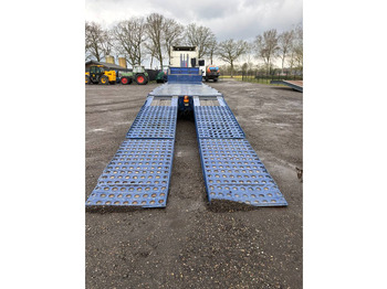 Semi-remorque surbaissé Broshuis Lowloader tieflader 3 assen leaf spring, laadklep: photos 3