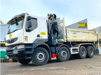 RENAULT KERAX 8x4 520 BIBENNE CIF GRUE CORMACH en leasing occasion RENAULT KERAX 8x4 520 BIBENNE CIF GRUE CORMACH: photos 1