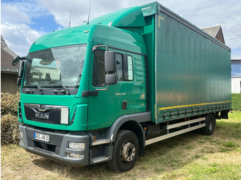 Camion à rideaux coulissants MAN TGM 12.250 / 15.250 / FIRANKA / WINDA / AUTOMAT / 18 PALET / SYPIALKA / 2017 ROK: photos 2