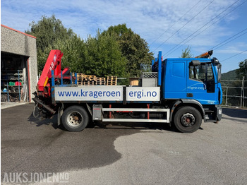 Camion grue 2005 Iveco Eurocargo - Kranbil - HMF1320 K4 kran: photos 5