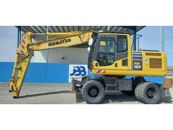 Pelle sur pneus KOMATSU PW180