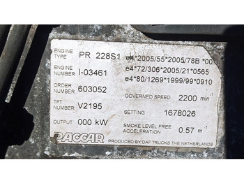 Moteur PACCAR