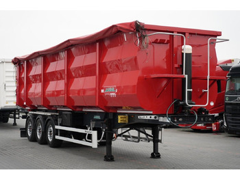 Semi-remorque benne