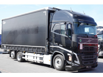 Camion à rideaux coulissants Volvo FH 460 / XXL / 6x2 / FIRANKA - 7,75 m / 3 osiowy / 60m3 / podnos