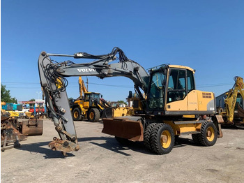 Pelle sur pneus VOLVO EW140C