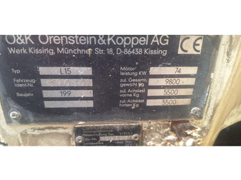 Chargeuse sur pneus O & K L15 1-Hand: photos 5