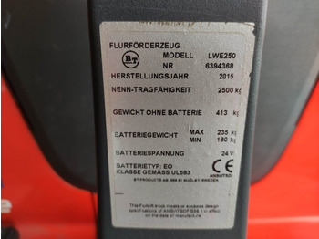 Transpalette BT LWE250: photos 5