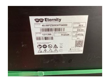 Accumulateur pour Chariot élévateur Eternity 80V   6 PzS 930: photos 4