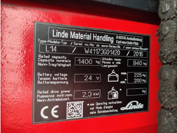 Gerbeur Linde L14i-1173 (M): photos 5