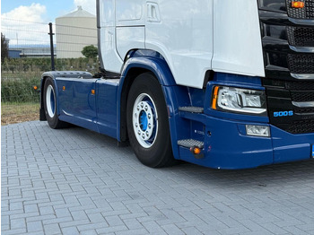 Tracteur routier Scania S500 SMART TACHO 2, FULL AIR, 80% TIRES, LEATHER, 2X TANK, RETARDER, TOP!: photos 3