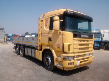 Camion plateau Scania 124 LB 420: photos 2