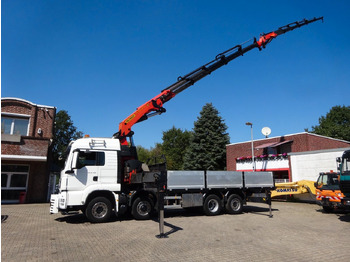 Camion grue MAN 35.480 TGS Pritsche + PK 65002 Kran 8x2: photos 5