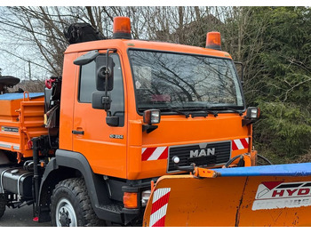 Camion benne MAN * MAN LE 10.220 *Kiper Wywrotka * 4x4 * Pług Piaskarka * Zimowe Utrzymanie * Sprowadzony * HDS MKG *: photos 4