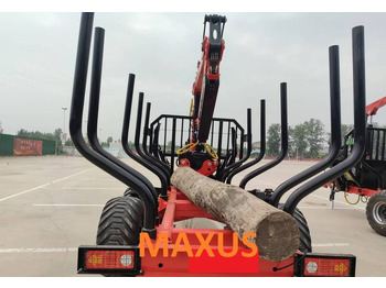 Remorque forestière neuf NEW MAXUS 8t Forest Trailer with 2-ton Crane Warranty up to 10 YEARS НОВА прицепа лісова 8т Журавль 2т MAXUS Гарантія до 10 РОКІВ NOWA przyczepa leśna 8t Żuraw 2t MAXUS Gwarancja do 10 LAT: photos 5