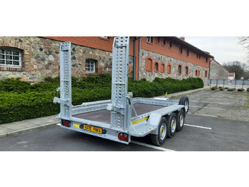 Remorque porte engin neuf PRZYCZEPA LAWETA DO MINIKOPARKI KOPARKI Z NAJAZDAMI STALOWYMI - 3 OSIE / MINI EXCAVATOR TRANSPORTER TRAILER WITH STEEL RAMPS - 3 AXLES: photos 3