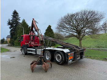 Camion grue Scania P270 Kabelsysteem HMF Kraan Low KM NL TRUCK 6X2: photos 3