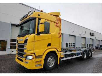 Camion porte-conteneur/ Caisse mobile SCANIA