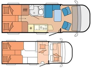 Camping-car profilé Hobby Ontour C680 GE*AUTOMATIK*LITHIUM*MARKISE*SOFORT*: photos 3