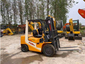 Chariot élévateur Japanese Forklifts Telehandler Used TCM Forklift Diesel Forklift 3Ton Pallet Truck [ Copy ]: photos 4
