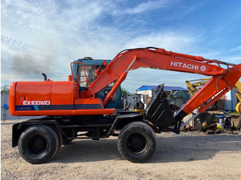 Pelle sur pneus HITACHI EX100WD