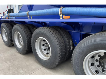 Semi-remorque pour transport de ciment neuf TITAN 4 Axle 60 Ton Bulker Cement Tanker Trailer for Sale In United Arab Emirates: photos 5