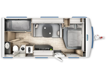 Wohnwagen Fendt Apero Activ 560 SKM neues Modell en leasing occasion Wohnwagen Fendt Apero Activ 560 SKM neues Modell: photos 2