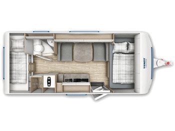 Wohnwagen Fendt Bianco Activ 515 SKF volle Hütte en leasing occasion Wohnwagen Fendt Bianco Activ 515 SKF volle Hütte: photos 2