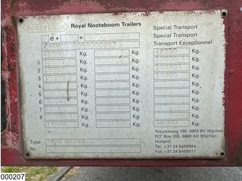 Semi-remorque surbaissé Nooteboom Lowbed 48.000 KG: photos 5