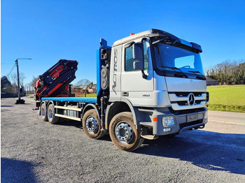 Camion plateau, Camion grue Mercedes-Benz Actros 4151 V8 8x4 Palfinger PK78002: photos 2