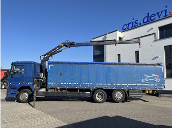 Camion à rideaux coulissants, Camion grue Mercedes-Benz 2541 6x2  Atlas 135.2E Pritsche 8,20 m Ausziehbar: photos 4