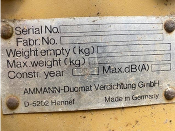Compacteur Ammann DR 70 (12005454): photos 2