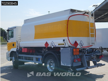 Camion citerne pour transport de carburant MAN TGM 18.340 4X2 Rohr Fuel tanker 15100 liter Automatic Euro 6: photos 2