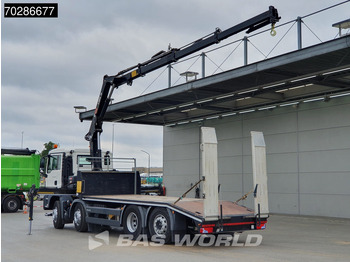 Camion porte-voitures, Camion grue MAN TGS 35.360 8X2 HIAB X-Hiduo 158 BS-3 Crane Lift+lenkasche Machine transporter Euro 6: photos 2