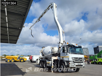 Camion pompe Mercedes-Benz Actros 3241 8X4 Cifa MK24.4Z Pompe+Mixer Retarder 3-Pedals Steelsuspension Big-Axle Euro 5: photos 3 Camion pompe Mercedes-Benz Actros 3241 8X4 Cifa MK24.4Z Pompe+Mixer Retarder 3-Pedals Steelsuspension Big-Axle Euro 5: photos 3