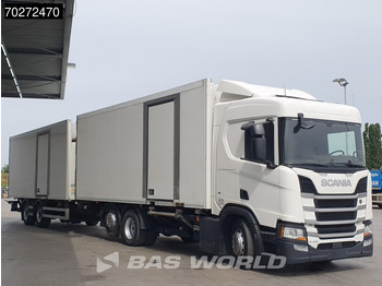 Camion frigorifique Scania R410 6X2 Carrier Supra 1250 Multi temp Retarder Ladebordwand Liftachse Euro 6: photos 3