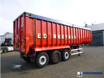 Semi-remorque benne Fruehauf Tipper trailer alu 52 m3 + tarpaulin: photos 4