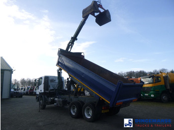 Camion grue Iveco AD260T33 6X4 RHD tipper + HMF crane: photos 3