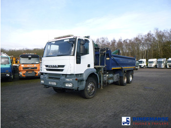 Camion grue Iveco AD260T33 6X4 RHD tipper + HMF crane: photos 5