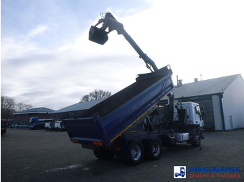 Camion grue Iveco AD260T33 6X4 RHD tipper + HMF crane: photos 4