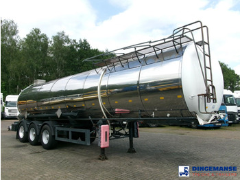 Semi-remorque citerne METALOVOUGA Bitumen / heavy oil tank inox 29 m3 / 1 comp: photos 2 Semi-remorque citerne METALOVOUGA Bitumen / heavy oil tank inox 29 m3 / 1 comp: photos 2