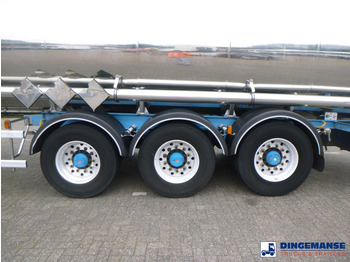 Semi-remorque citerne Magyar Chemical tank inox 33 m3 / 1 comp: photos 5