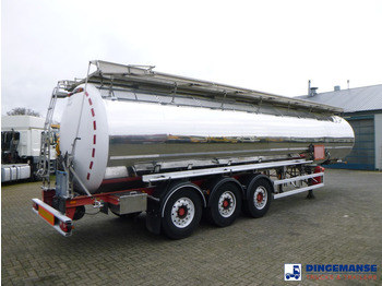 Semi-remorque citerne Magyar Chemical tank inox L4BH 37.4 m3 / 1 comp: photos 4