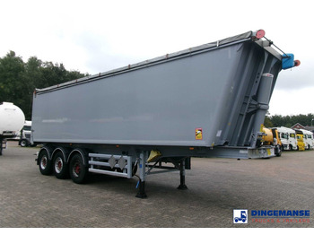Semi-remorque benne Stas Tipper trailer alu 49 m3 + tarpaulin + ADR: photos 2