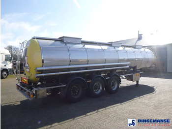 Semi-remorque citerne Van Hool Chemical tank inox 24 m3 / 1 comp: photos 4