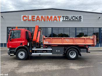 Camion benne, Camion grue DAF FA 75 CF 360 Palfinger 12 Tonmeter laadkraan: photos 5
