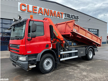 Camion benne, Camion grue DAF FA 75 CF 360 Palfinger 12 Tonmeter laadkraan: photos 3